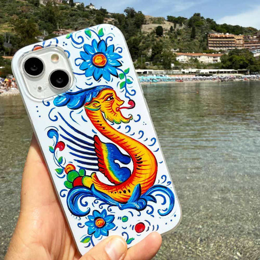 Raffaellesco Deruta Phone Case over water DOLCE ITALIANA