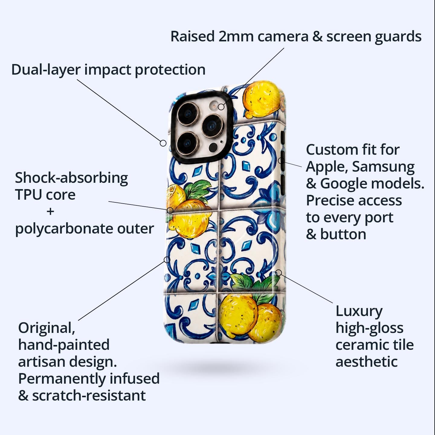 Caltagirone Limone - Ultima Phone Case