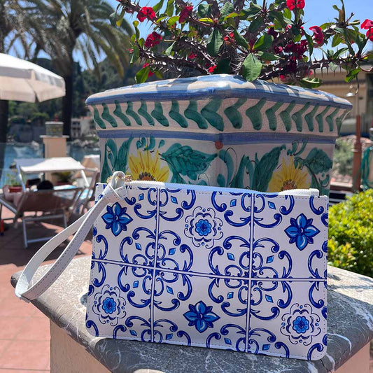 Caltagirone Blu - Clutch