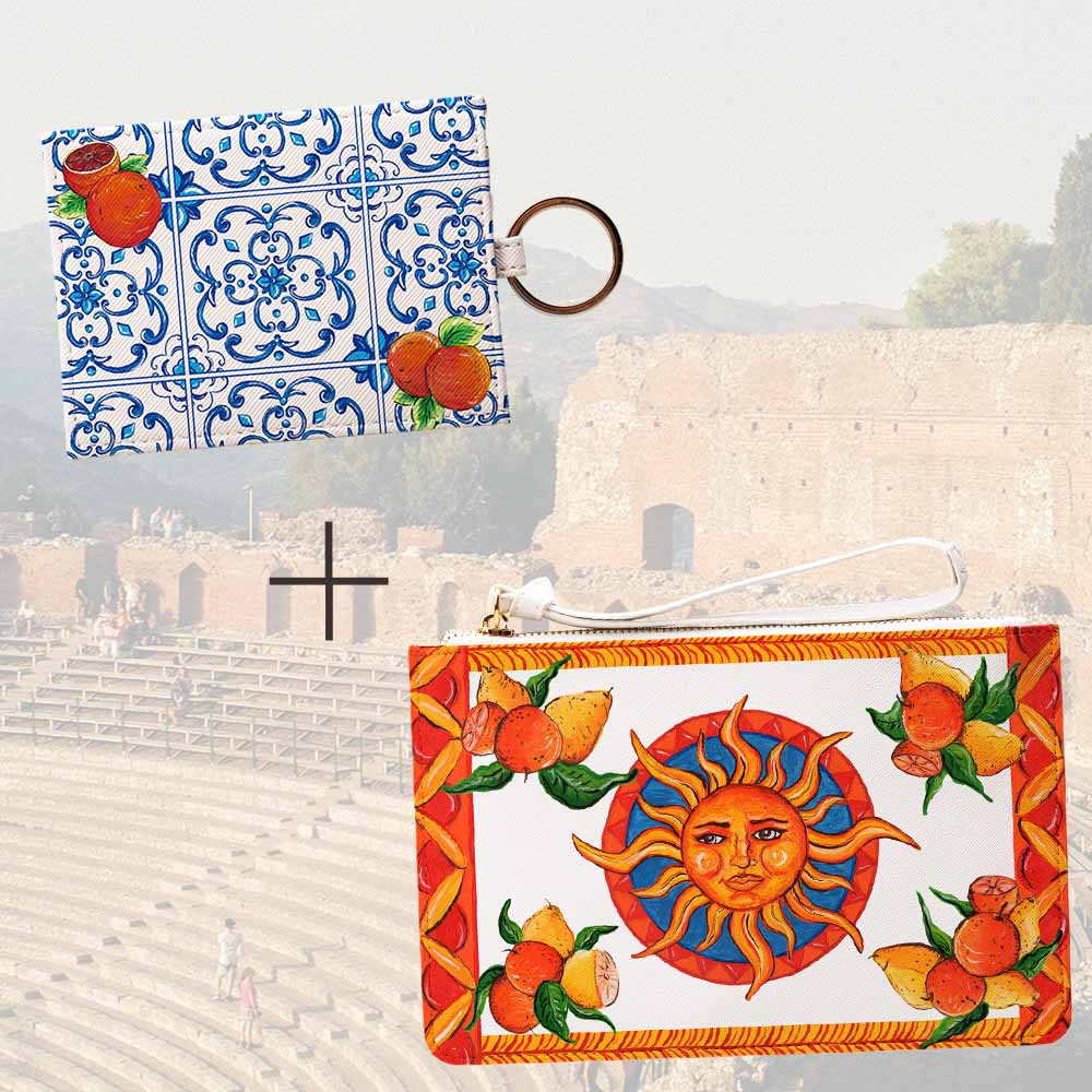 Taormina Wallet Sicily Clutch Bag