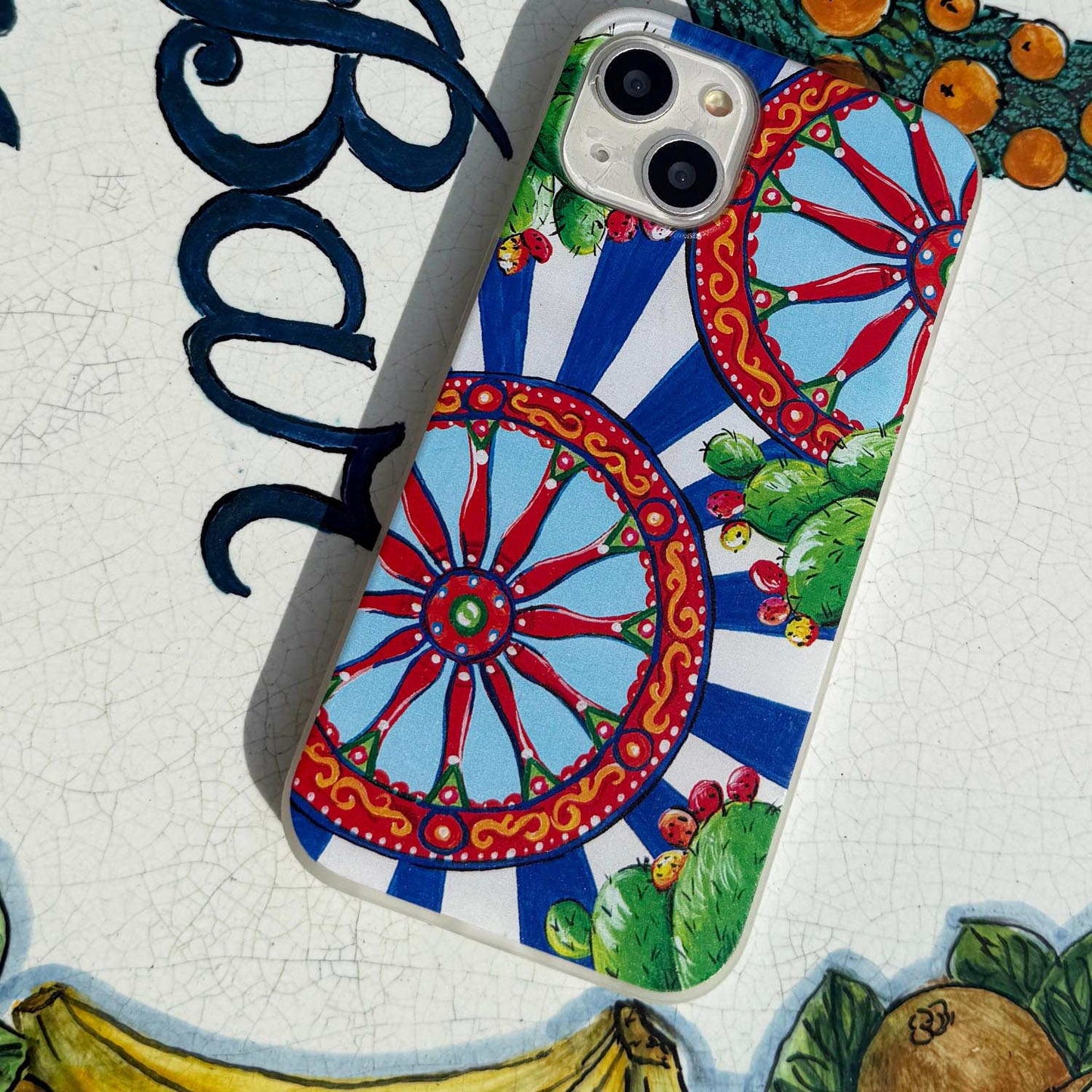 Blue Stripe Carretto DOLCE Phone Case