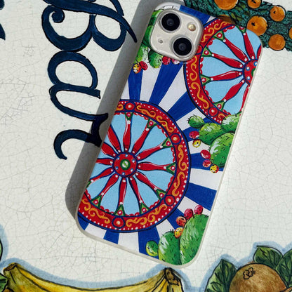 Blue Stripe Carretto DOLCE Phone Case