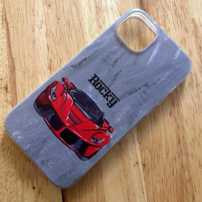 Ferrari Phone Case Personalised with name