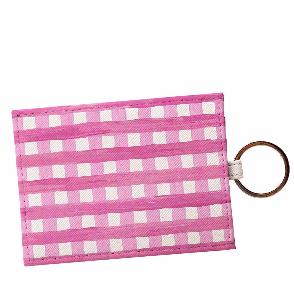 Cardholder Wallet - Pink Vichy