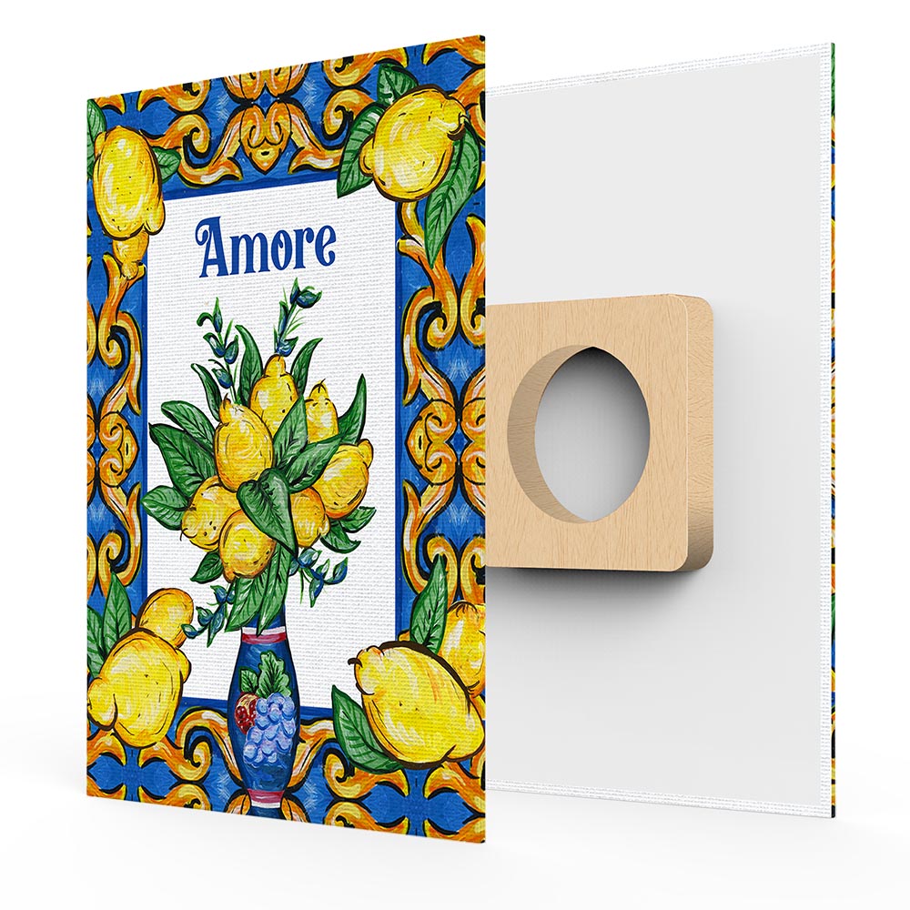 Family Name Canvas - Positano