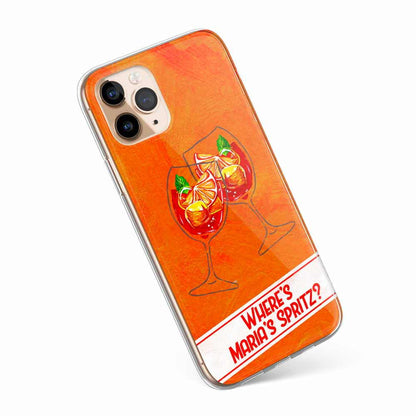 Aperol Spritz Orange Phone Case iPhone 16 Samsung Galaxy Personalized