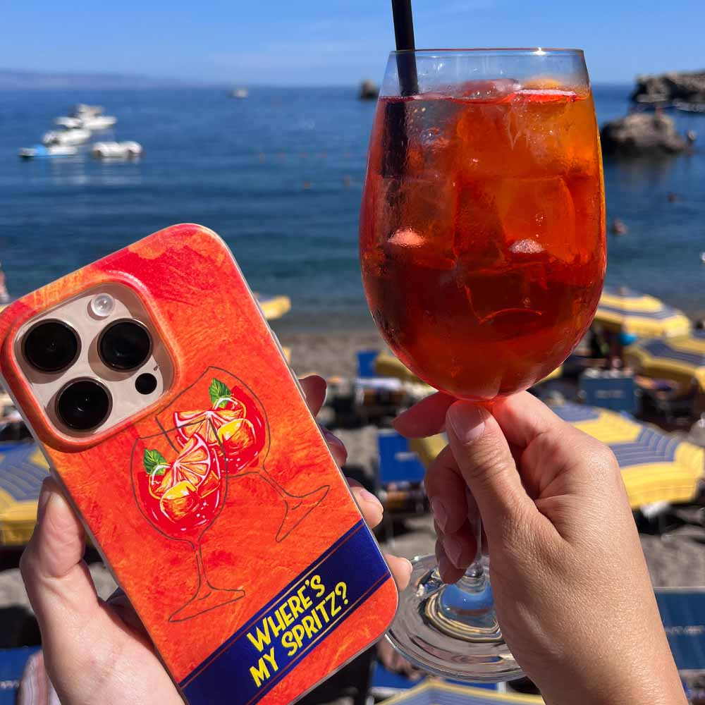 Aperol Spritz iPhone 16 Pro Case in Sicily Italy