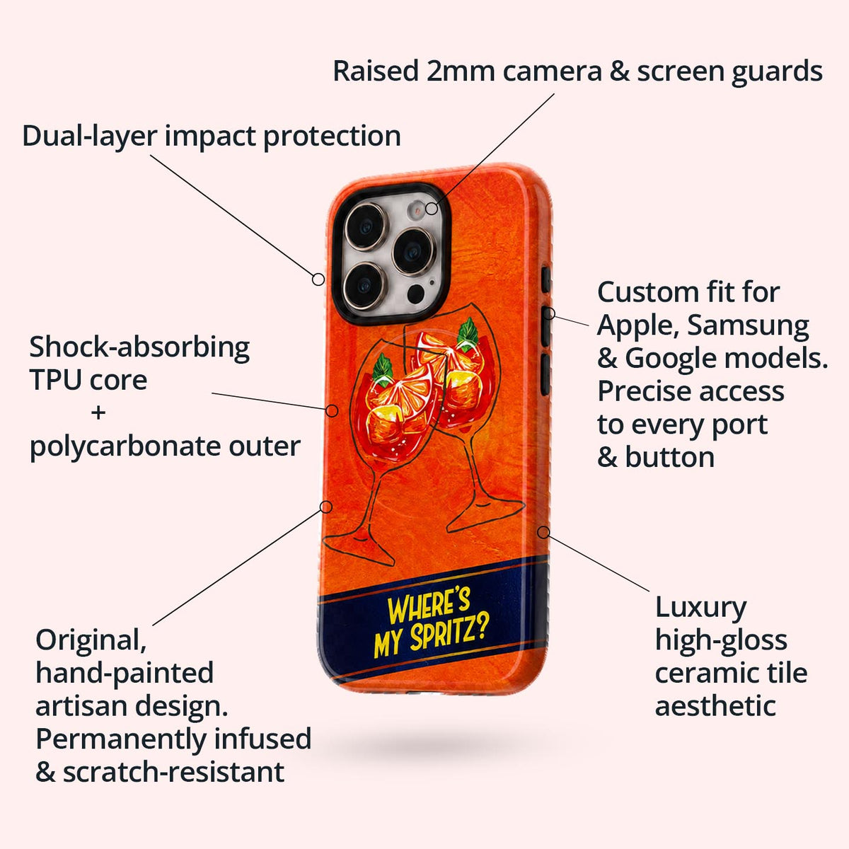 Where's My Spritz? - Ultima Phone Case