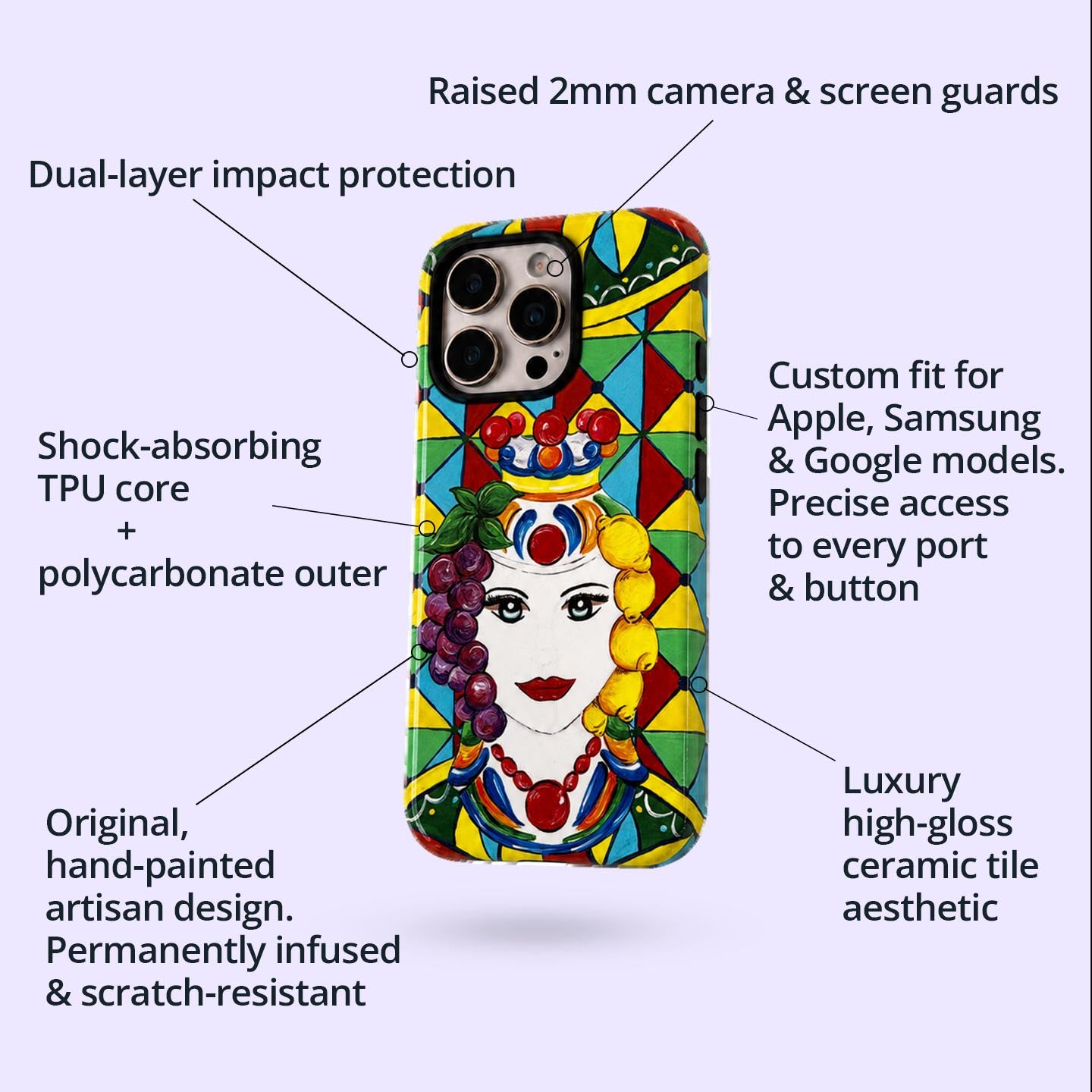 Testa Di Moro Siciliana - Ultima Phone Case