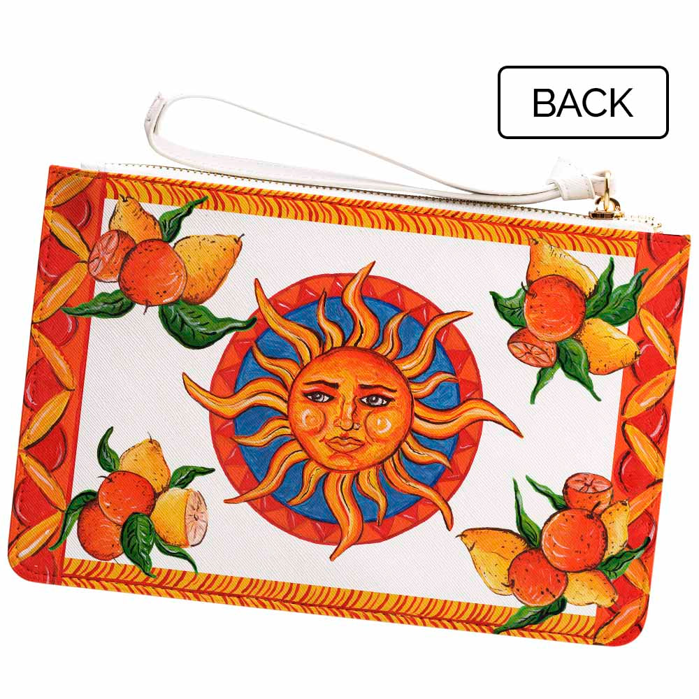 Taormina sunshine design clutch bag DOLCE