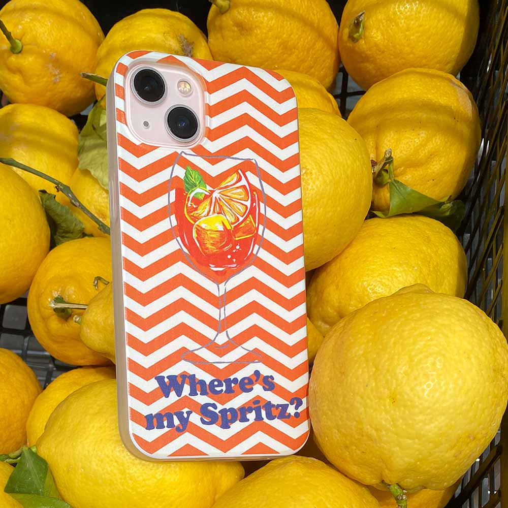 Aperol Spritz Phone case on lemons