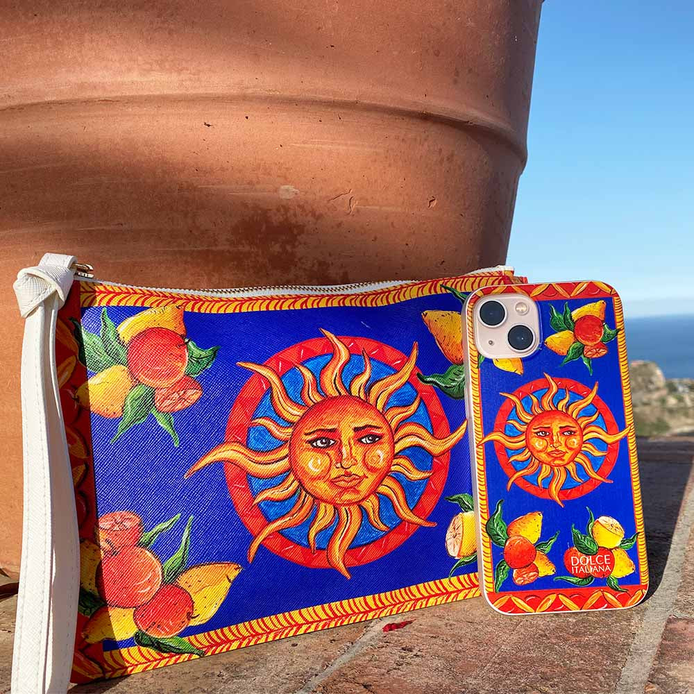 Taormina Bam Bar Sun Clutch Bag and Phone Case